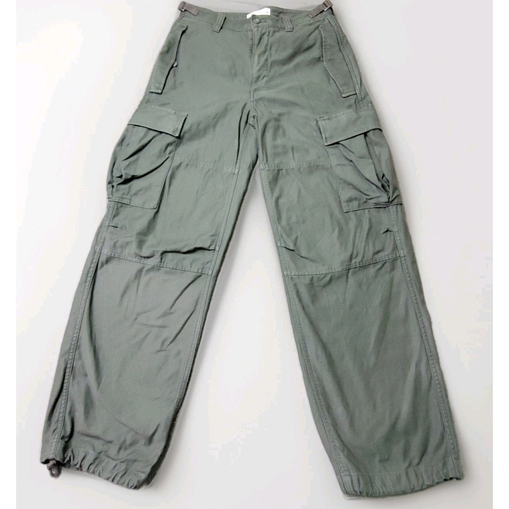 TNA Pants Women's Size 2 Green‎ Cargo Military Utility Parachute